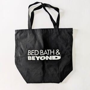 Bed Bath & Beyond Classic Black Canvas Tote